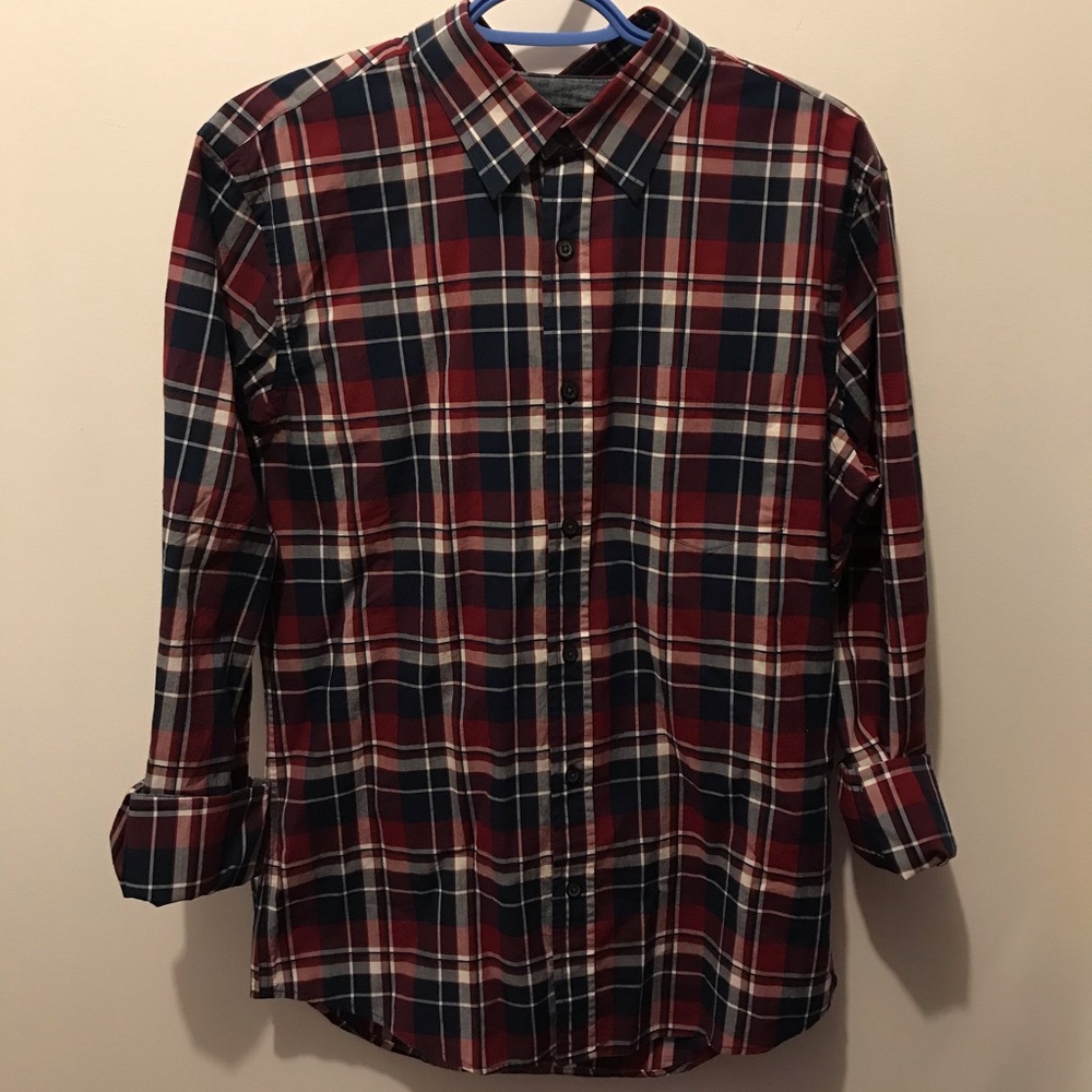 NWT Banana Republic Plaid Long Sleeve